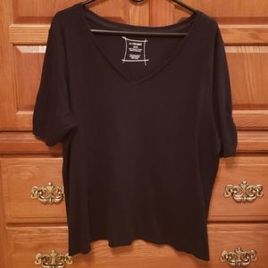Black Supima Tee from Lane Bryant